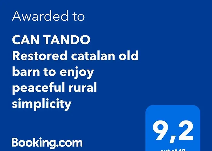 Can Tando, antiguo pajar de piedra restaurado